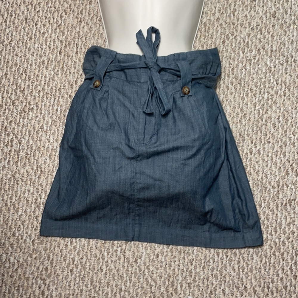 Banana Republic Paper Denim Skirt